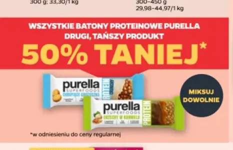 Batony proteinowe Purella +2 warianty