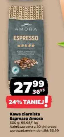 Kawa ziarnista Espresso Amora