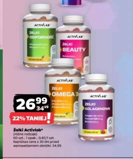 Suplement diety w żelkach Activlab Odporność +3 warianty