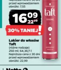 Lakier do włosów Taft