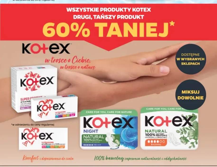 Podpaski Kotex Super Protect +4 warianty