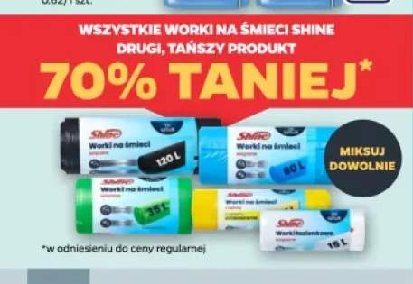 Worki na śmieci Shine +5 wariantów