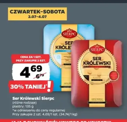 Ser Królewski Sierpc plastry