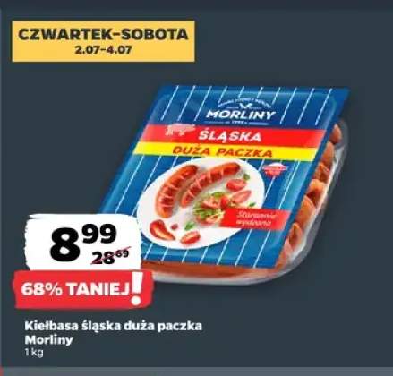 Kiełbasa śląska Morliny duża paczka