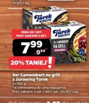 Ser Camembert na grill z żurawiną Turek
