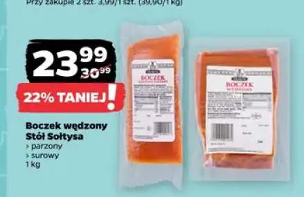 Boczek wędzony parzony Stół Sołtysa +1 wariant