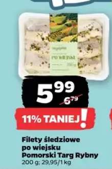 Filety śledziowe po wiejsku Pomorski Targ Rybny