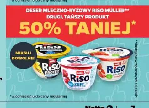 Deser mleczno-ryżowy Riso Müller +2 warianty