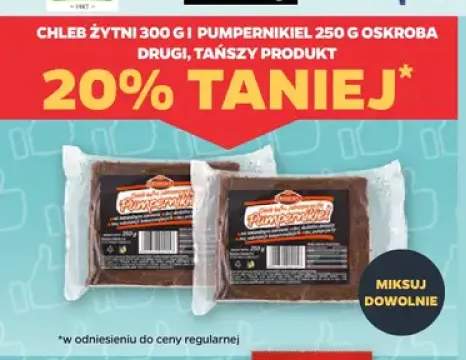 Chleb żytni Oskroba +1 wariant
