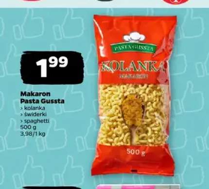 Makaron Pasta Gussta kolanka +2 warianty