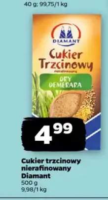 Cukier trzcinowy nierafinowany Diamant