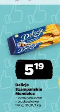 Delicje Szampańskie Mondelez pomarańczowe +1 wariant