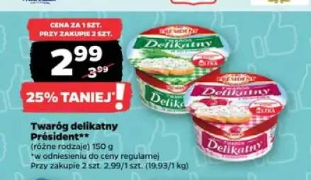 Twaróg delikatny Président