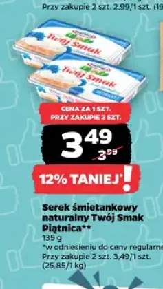 Serek śmietankowy naturalny Twój Smak Piątnica