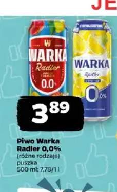 Piwo bezalkoholowe Warka Radler Jabłko z Gruszką +1 wariant