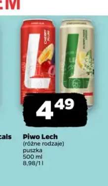 Piwo bezalkoholowe Lech Free Elderflower Lemon +1 wariant