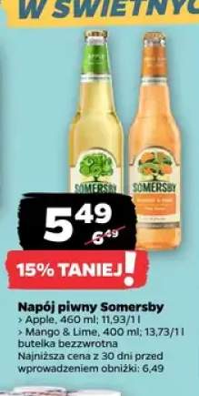 Napój piwny Somersby Apple +1 wariant