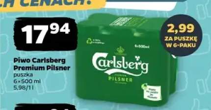 Piwo Carlsberg Premium Pilsner 6-pak