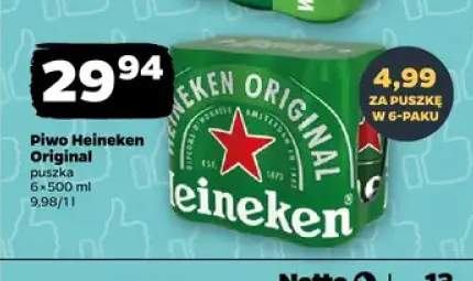 Piwo Heineken Original 6-pak