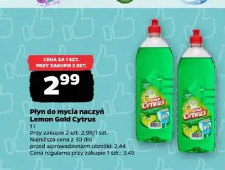 Płyn do mycia naczyń Gold Cytrus Lemon