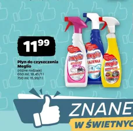 Płyn do czyszczenia odtłuszczacz Meglio +2 warianty