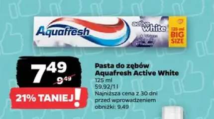 Pasta do zębów Aquafresh Active White