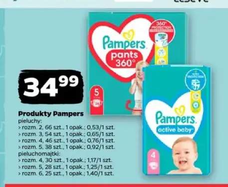 Pieluchomajtki Pampers Pants +1 wariant