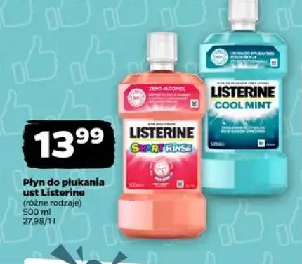 Płyn do płukania ust Listerine Smart Rinse +1 wariant
