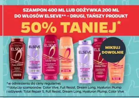 Szampon 400 ml lub odżywka 200 ml do włosów Elseve +7 wariantów