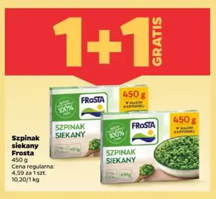 Szpinak siekany Frosta