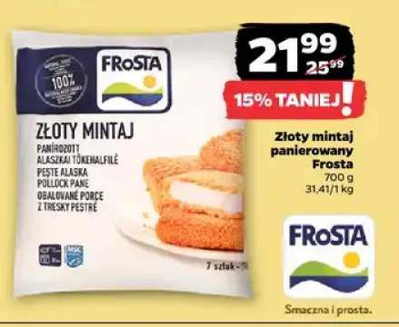 Złoty mintaj panierowany Frosta