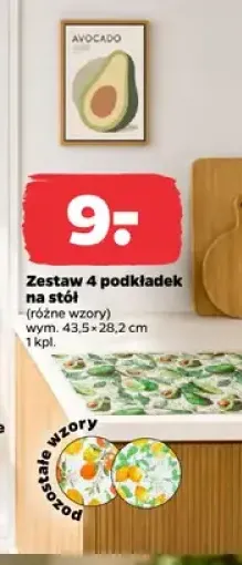 Zestaw 4 podkładek na stół