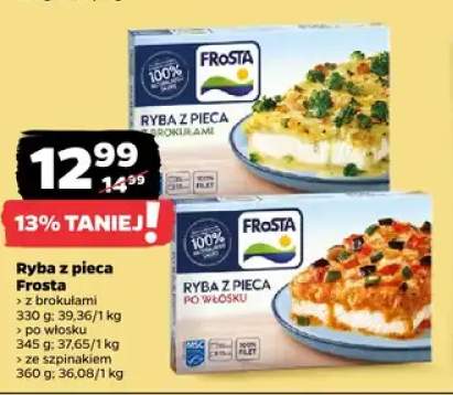 Ryba z pieca Frosta z brokułami +2 warianty