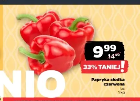 Papryka słodka czerwona luz
