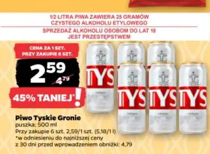 Piwo Tyskie Gronie