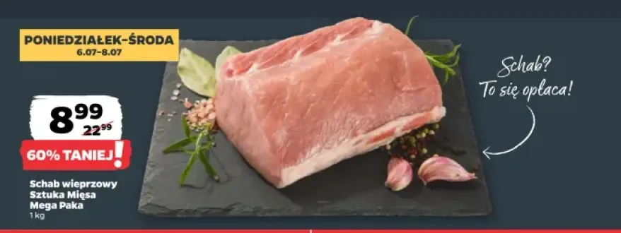 Schab wieprzowy Sztuka Mięsa Mega Paka