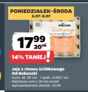 Jaja z chowu ściółkowego Od Kokoszki