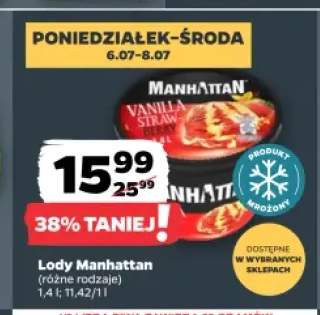 Lody czekoladowe Manhattan +1 wariant