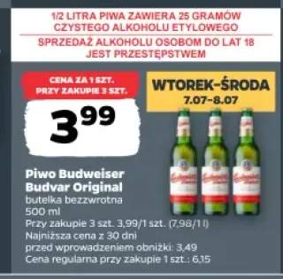 Piwo Budweiser Budvar Original