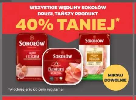 Wędliny Sokołów +3 warianty
