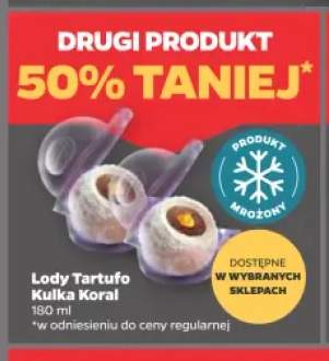 Lody Tartufo Kulka Koral