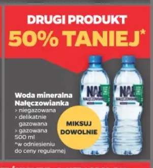 Woda mineralna niegazowana Nałęczowianka +2 warianty