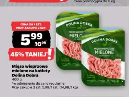 Mięso wieprzowe mielone na kotlety Dolina Dobra