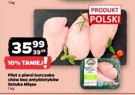 Filet z piersi kurczaka chów bez antybiotyków Sztuka Mięsa