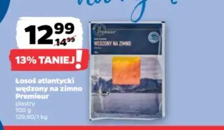 Łosoś atlantycki wędzony na zimno Premieur plastry