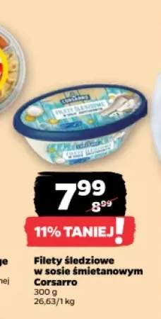 Filety śledziowe w sosie śmietankowym Corsarro