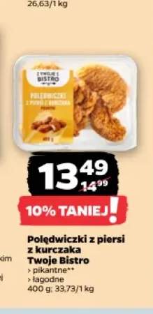 Polędwiczki z piersi z kurczaka pikantne Twoje Bistro +1 wariant