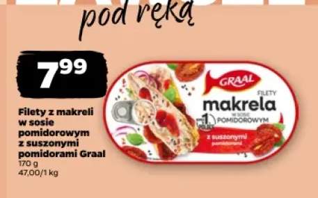 Filety z makreli w sosie pomidorowym z suszonymi pomidorami Graal
