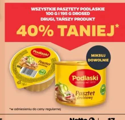 Pasztet drobiowy Podlaski +1 wariant