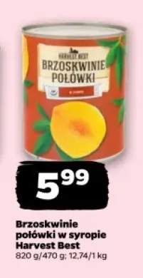 Brzoskwinie połówki w syropie Harvest Best